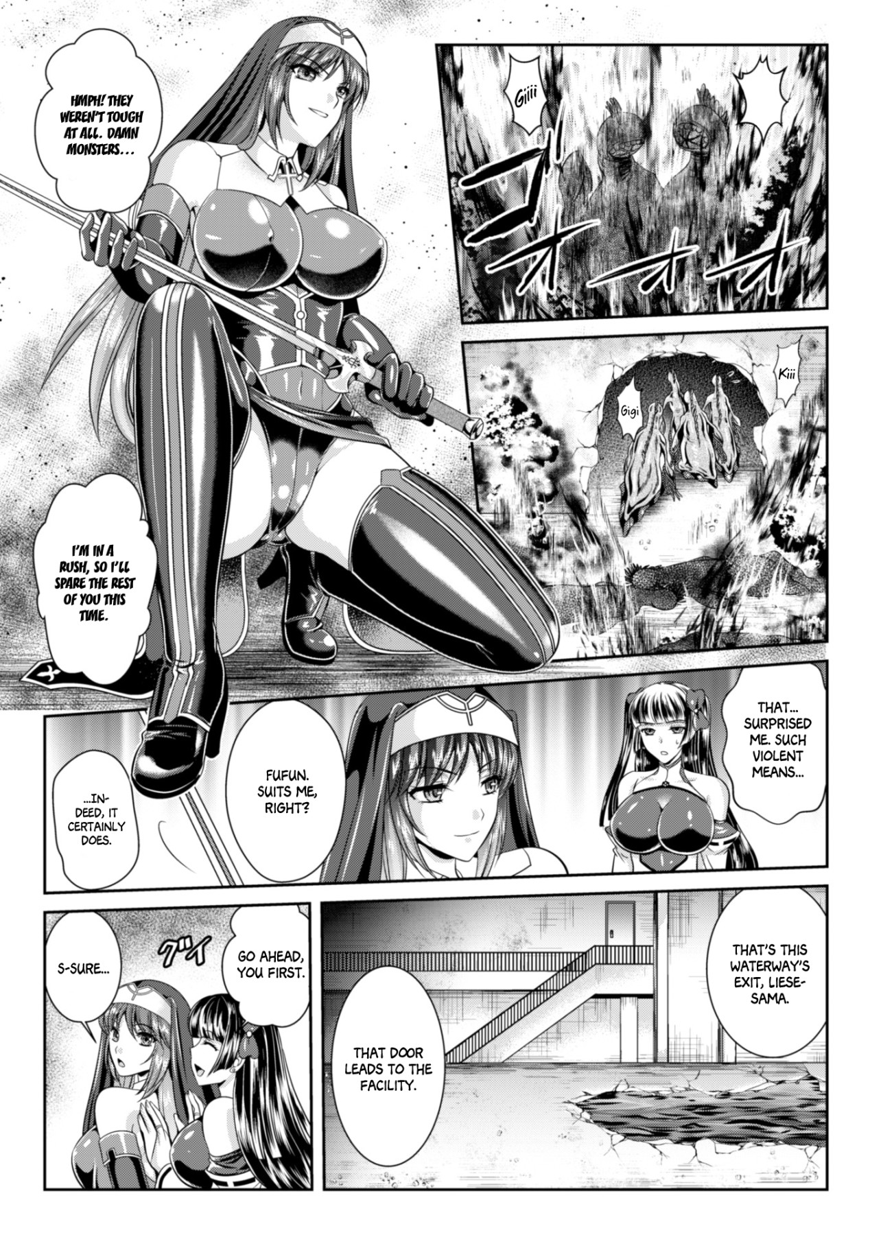 Hentai Manga Comic-Liese's destiny: Punishment Of Lust On The Slime Prison Ch.1-3-Read-92